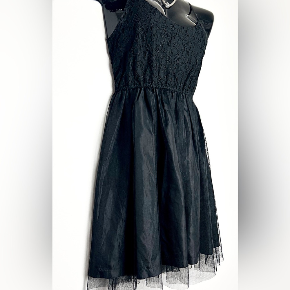 Women’s Black Lace & Tulle Dress -  *NWOT